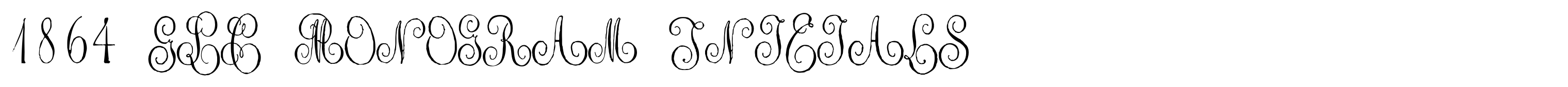 1864 GLC Monogram Initials